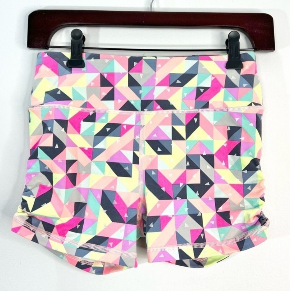 VSX Victoria's Secret Knockout Hot Short Multi Colour Print Bike Shorts XS